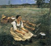 Jules Bastien-Lepage The Haymakers Germany oil painting artist